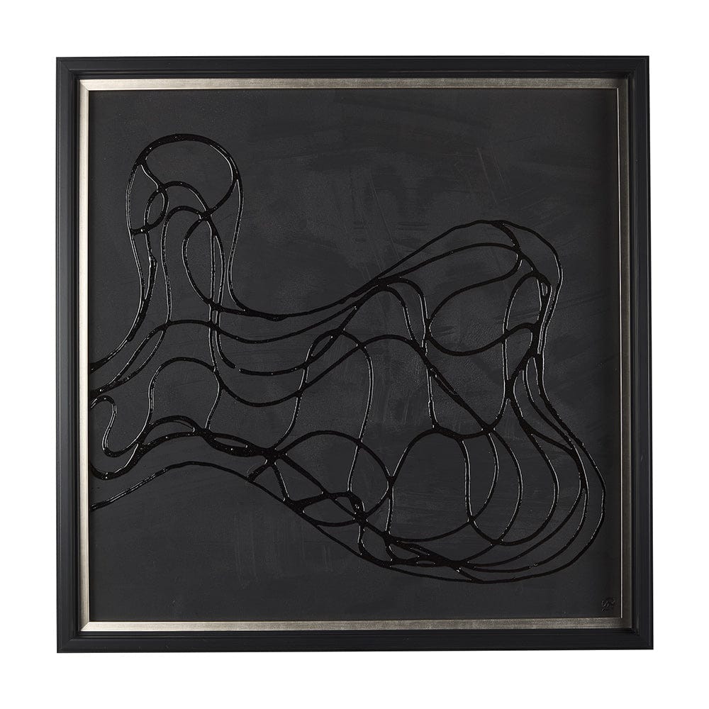 Mercana - Bee Dance II by Studio M a handmade Original Framed 3D Textured Artwork - 14670 view 1