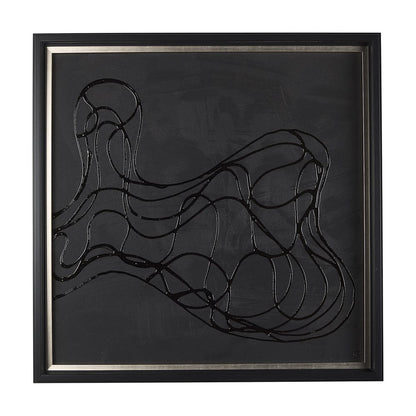 Mercana - Bee Dance II by Studio M a handmade Original Framed 3D Textured Artwork - 14670 view 1