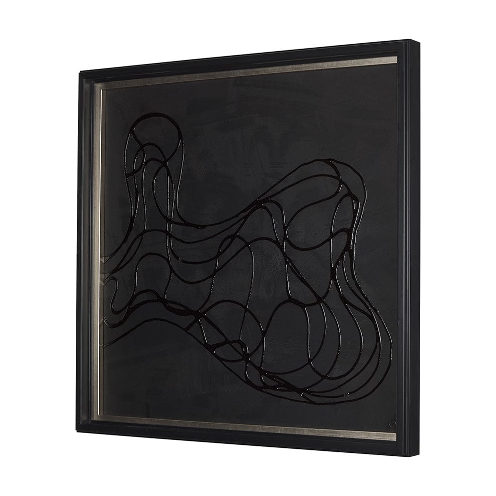 Mercana - Bee Dance II by Studio M a handmade Original Framed 3D Textured Artwork - 14670 view 2