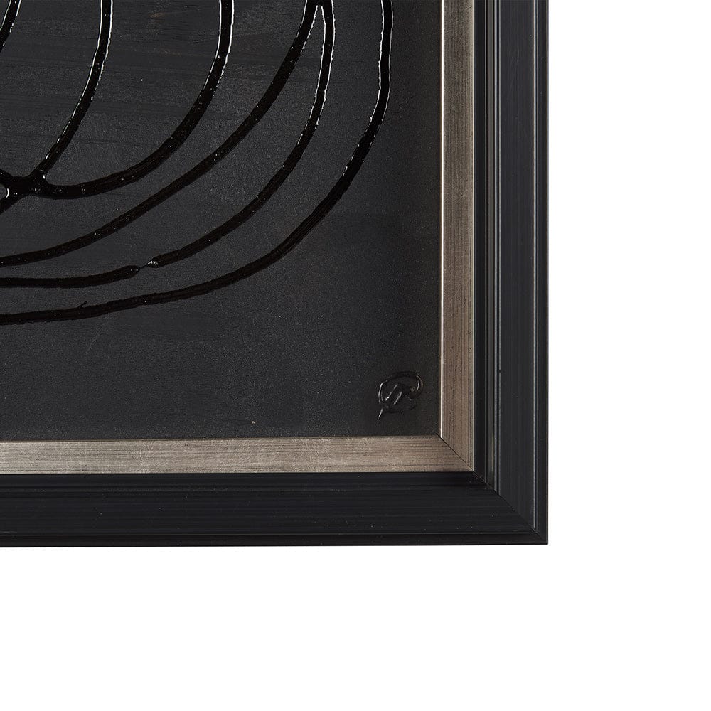 Mercana - Bee Dance II by Studio M a handmade Original Framed 3D Textured Artwork - 14670 view 3