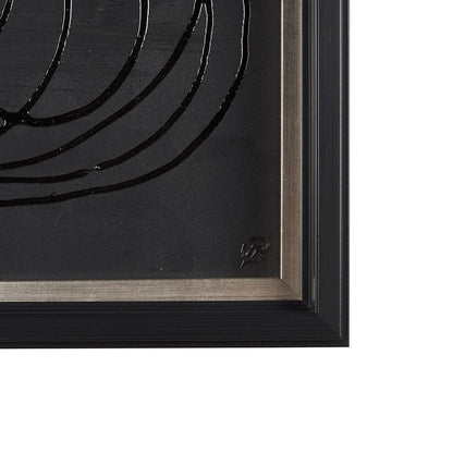 Mercana - Bee Dance II by Studio M a handmade Original Framed 3D Textured Artwork - 14670 view 3