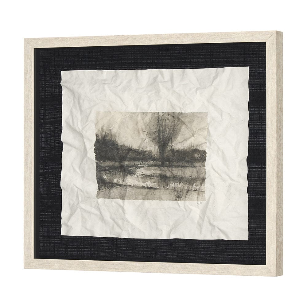 Mercana - Before the Rain I by Mercana Studio a Hand Embelished Textured Framed Art Print Matted under Glass - 15143 view 2