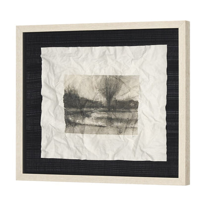 Mercana - Before the Rain I by Mercana Studio a Hand Embelished Textured Framed Art Print Matted under Glass - 15143 view 2