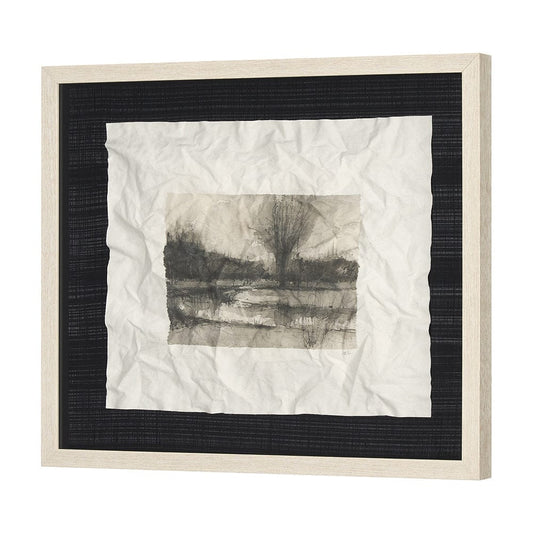 Mercana - Before the Rain I by Mercana Studio a Hand Embelished Textured Framed Art Print Matted under Glass - 15143 view 2