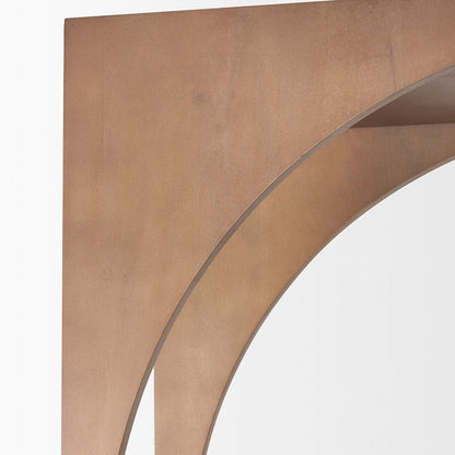 Mercana - Bela Arched Shelving Unit Medium Brown Wood - 70579-AB view 5