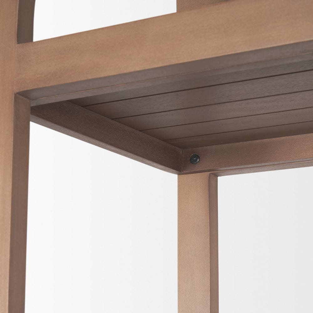Mercana - Bela Arched Shelving Unit Medium Brown Wood - 70579-AB view 6