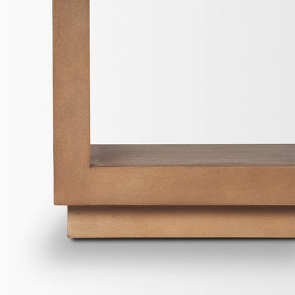 Mercana - Bela Large Arched Console Table Medium Brown Wood - 70580 view 8