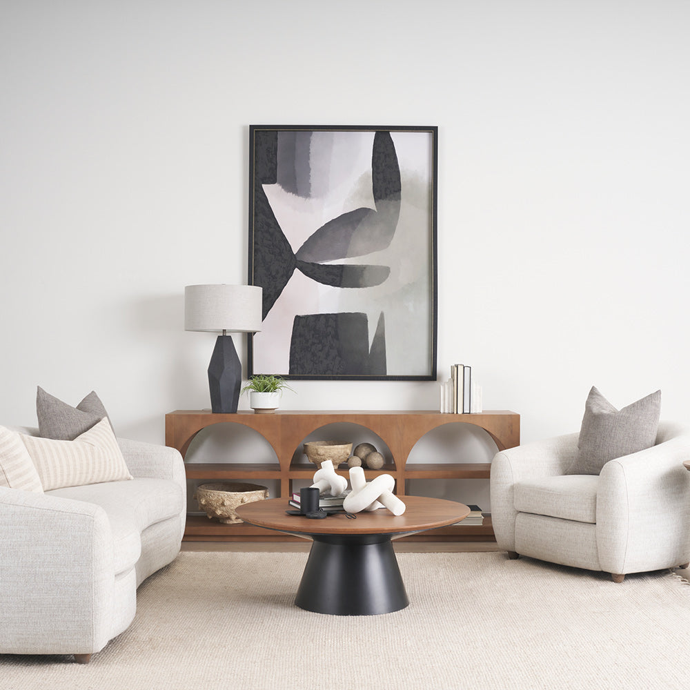 Mercana - Bela Large Arched Console Table Medium Brown Wood - 70580 view 11