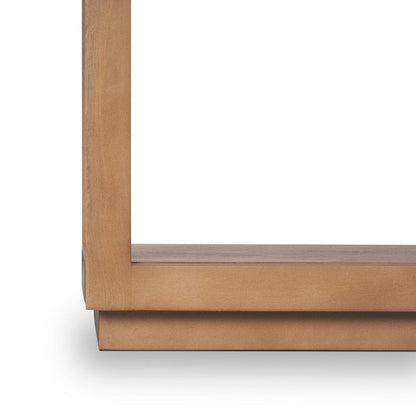 Mercana - Bela Small Arched Console Table Medium Brown Wood - 70581 view 8