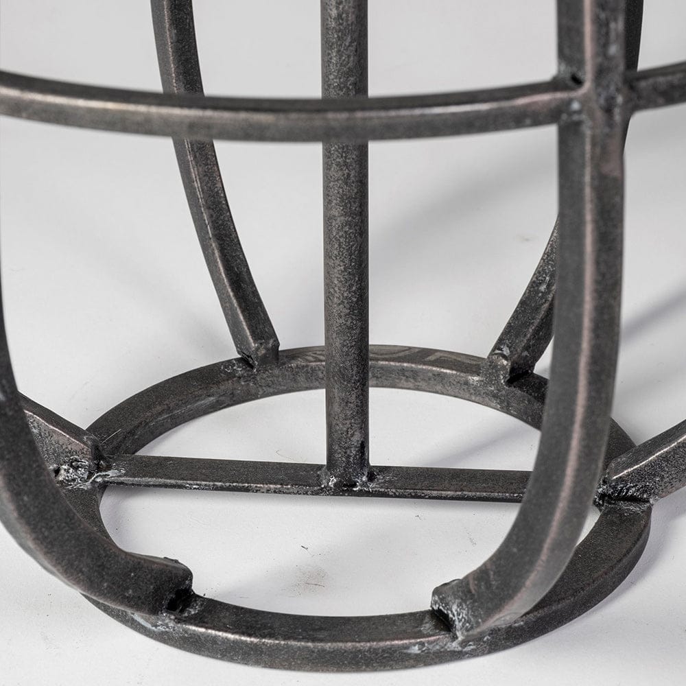 Mercana - Bella Large Black Metal Cylindrical Cage Candle Holder Lantern - 68980_CLOSEOUT view 8