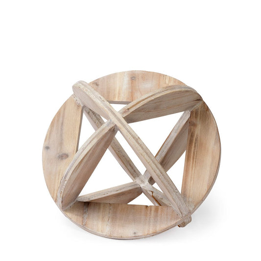 Mercana - Bellatrix I Small 5L x 5W Natural Decorative Wooden Sphere - 68643 view 1
