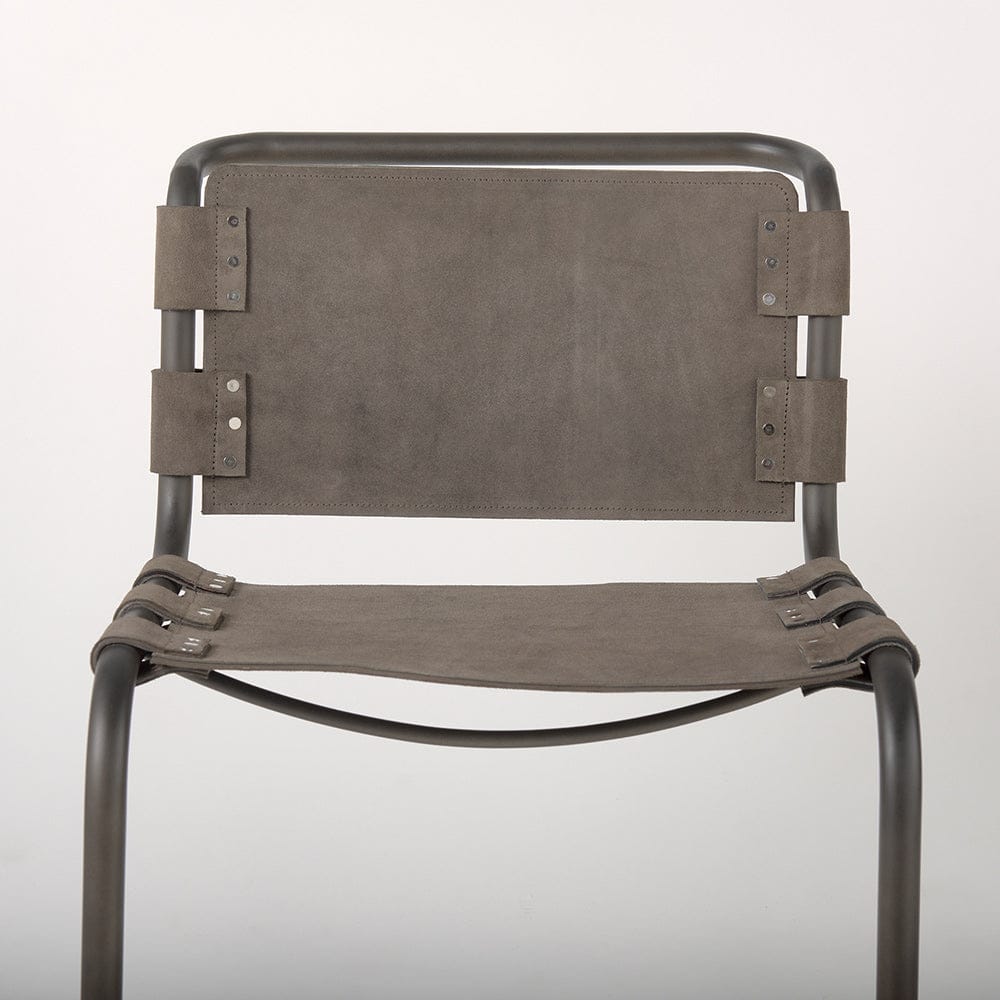 Mercana - Berbick 33" Total Height Brown/Gray Suede w/ Iron Frame Dining Chair - 69275 view 6
