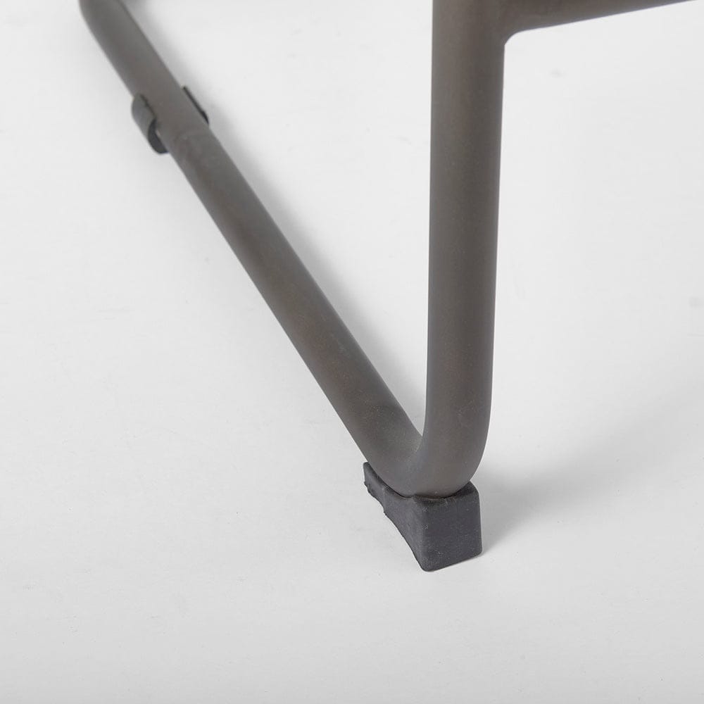 Mercana - Berbick 43" Total Height Brown/Gray Suede w/ Iron Frame Bar Stool - 69281_CLOSEOUT view 10