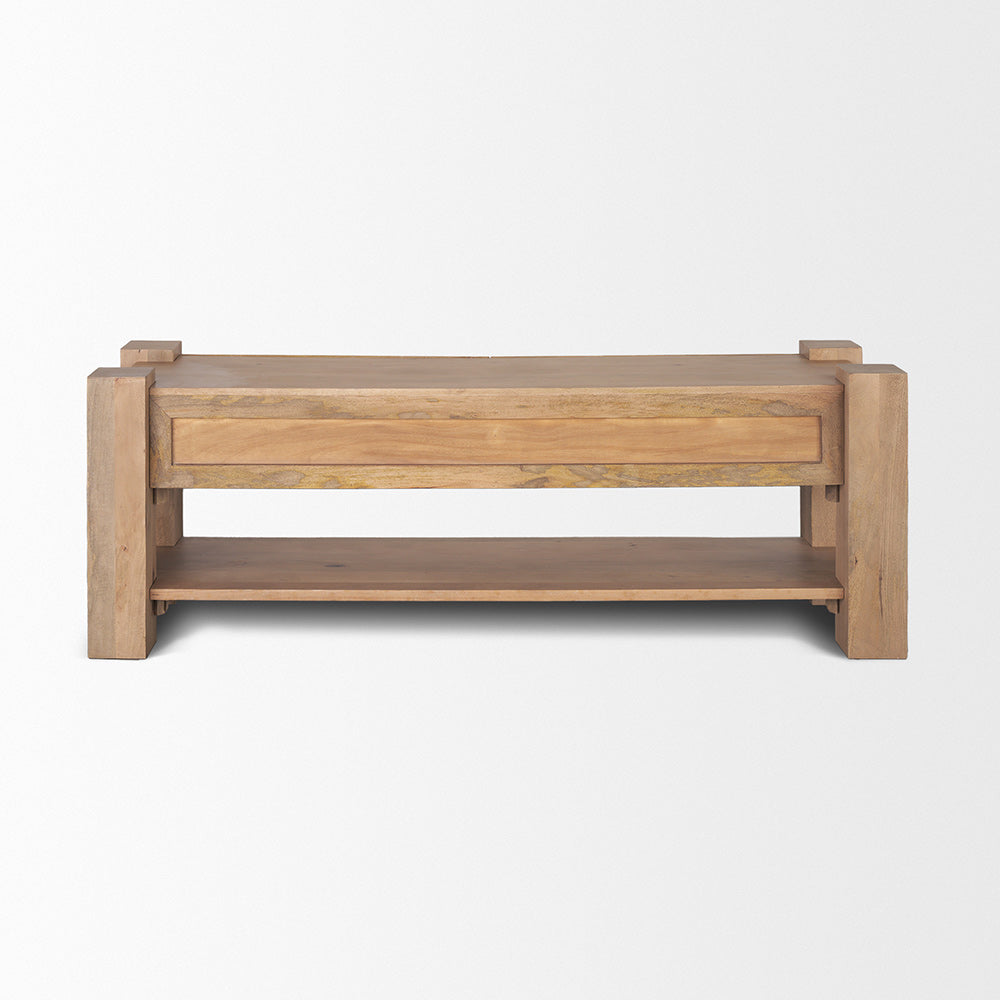 Mercana - Beth Light Brown Wood Media Console - 70634 view 4