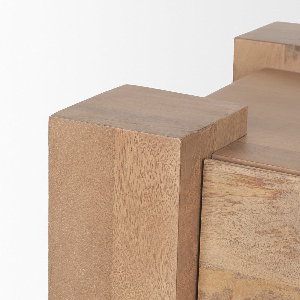 Mercana - Beth Light Brown Wood Media Console - 70634 view 9