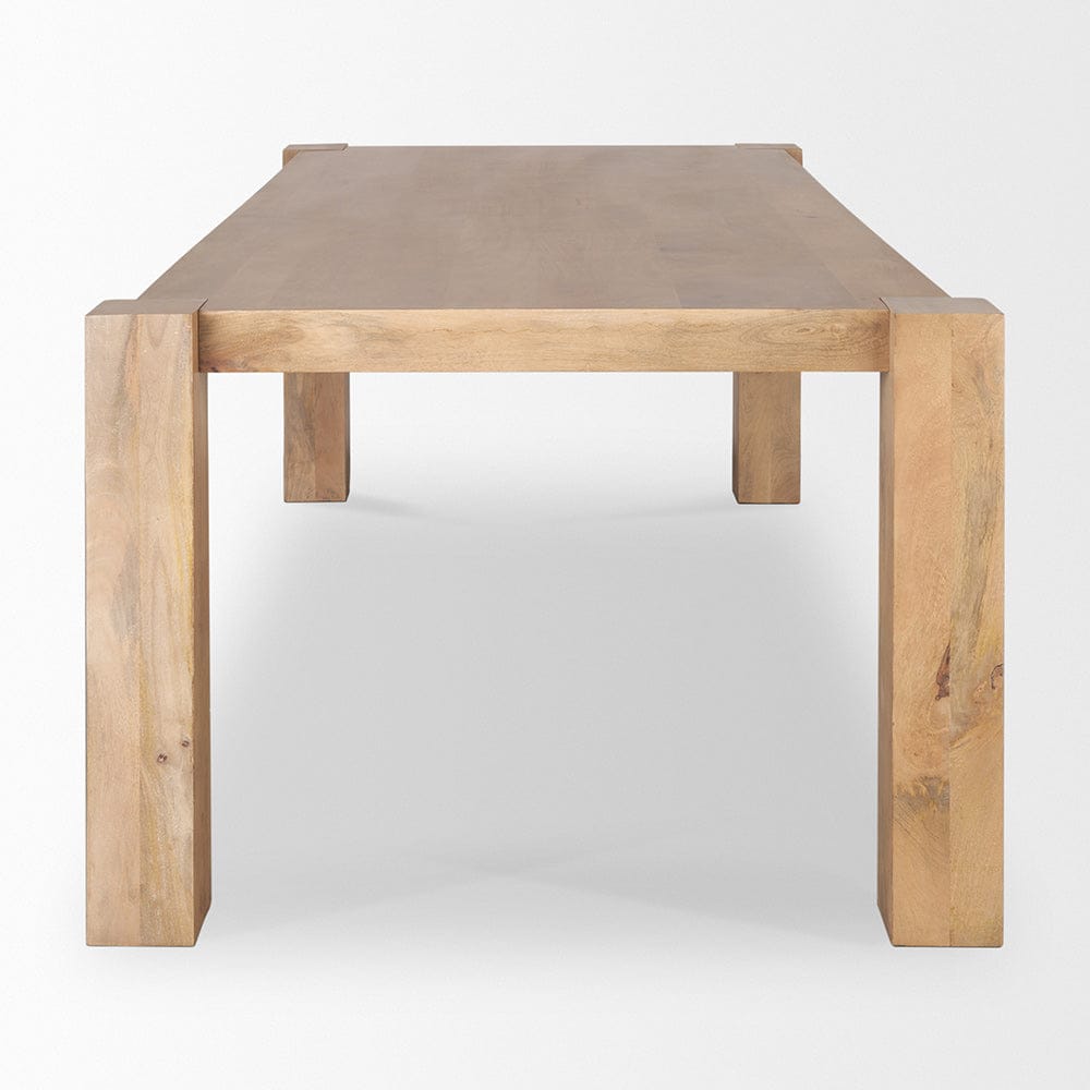 Mercana - Beth Light Brown Wood Rectangular Dining Table - 70637-AB view 3