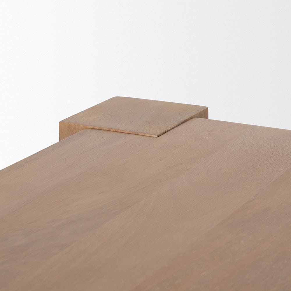 Mercana - Beth Light Brown Wood Rectangular Dining Table - 70637-AB view 5
