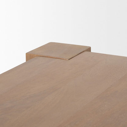 Mercana - Beth Light Brown Wood Rectangular Dining Table - 70637-AB view 5