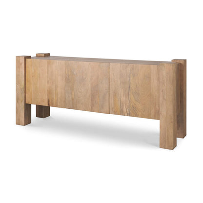 Mercana - Beth Light Brown Wood w/ 3 Doors Sideboard - 70635 view 1