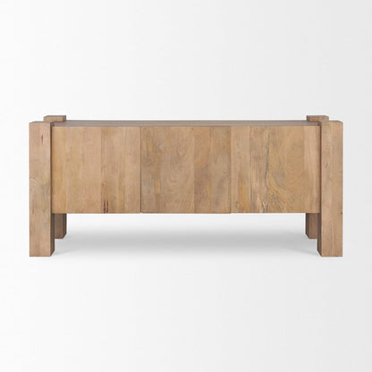 Mercana - Beth Light Brown Wood w/ 3 Doors Sideboard - 70635 view 2