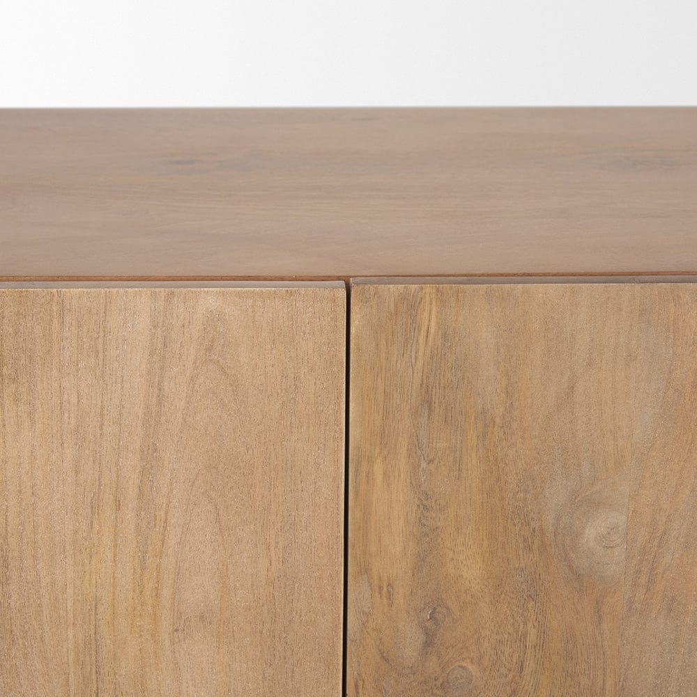 Mercana - Beth Light Brown Wood w/ 3 Doors Sideboard - 70635 view 9