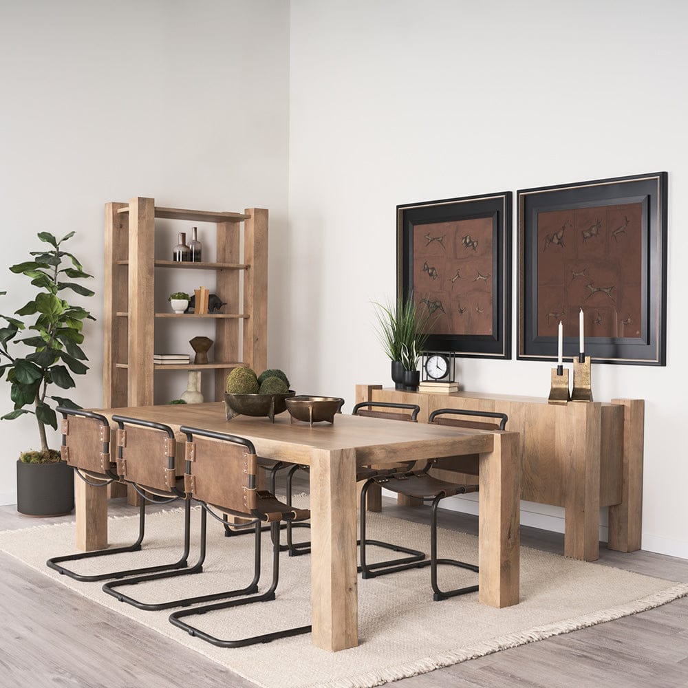 Mercana - Beth Light Brown Wood w/ 3 Doors Sideboard - 70635 view 13