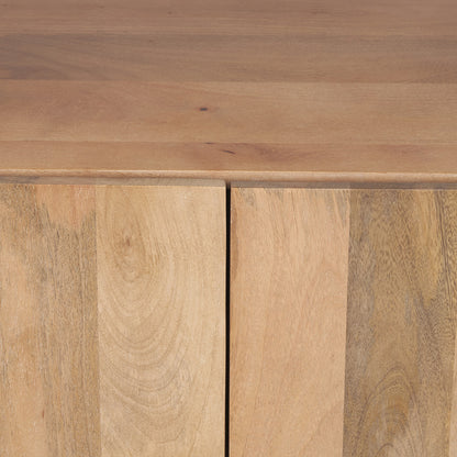 Mercana - Beth Light Brown Wood w/ Open and Closed Storage Shelving Unit - 70636-AB view 9