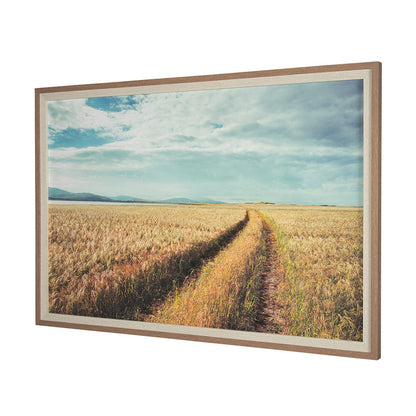 Mercana - Between The Fields by Matt Roseveare a Hand Embellished Textured Framed Art Print Matted under Glass - 15319 view 2