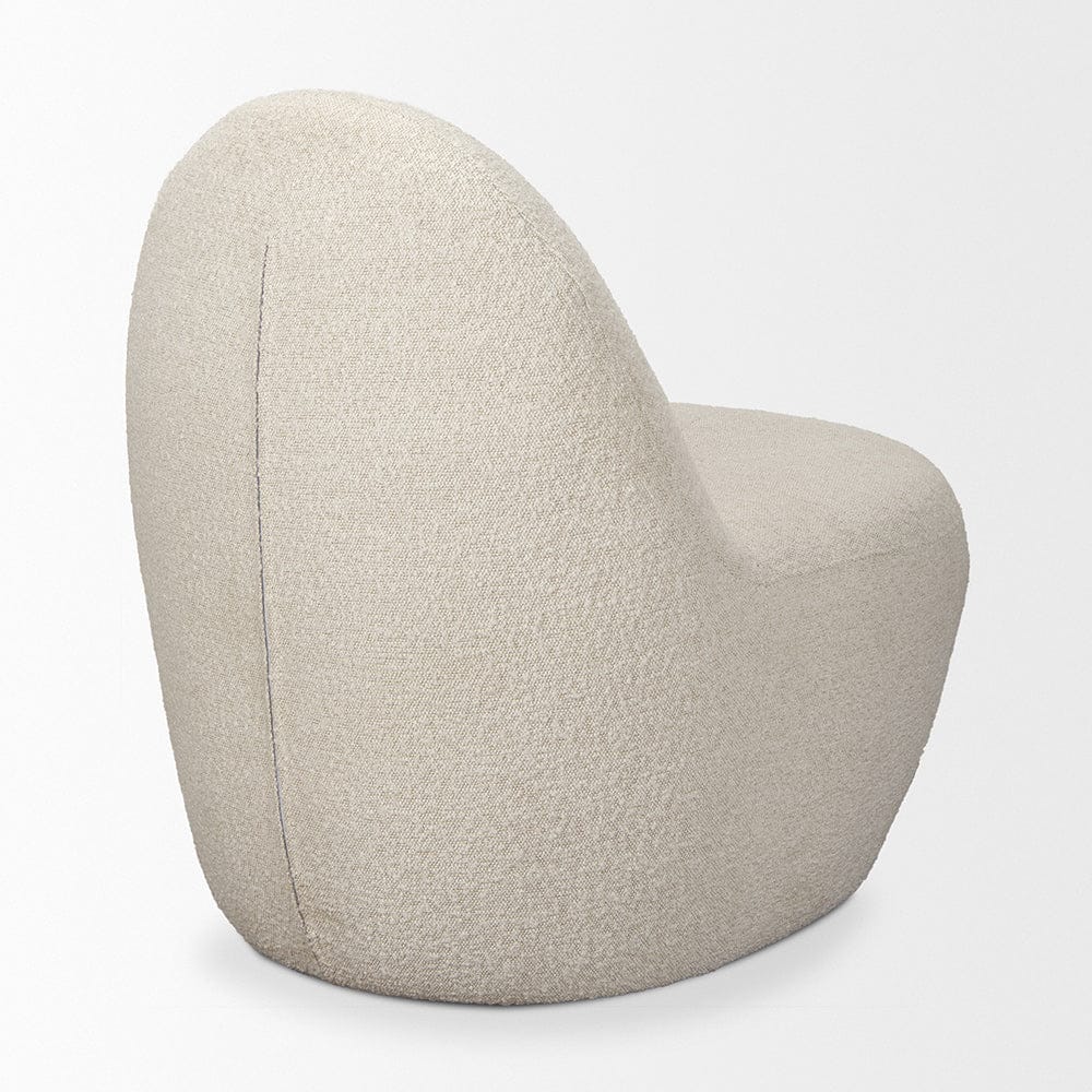 Mercana - Beverly Cream Boucle Accent Chair - 70375 view 5