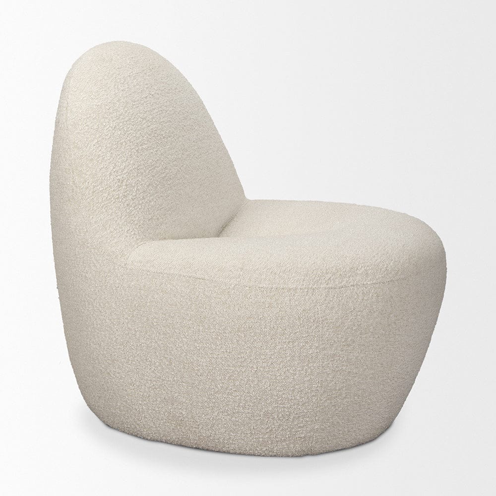 Mercana - Beverly Cream Boucle Accent Chair - 70375 view 6