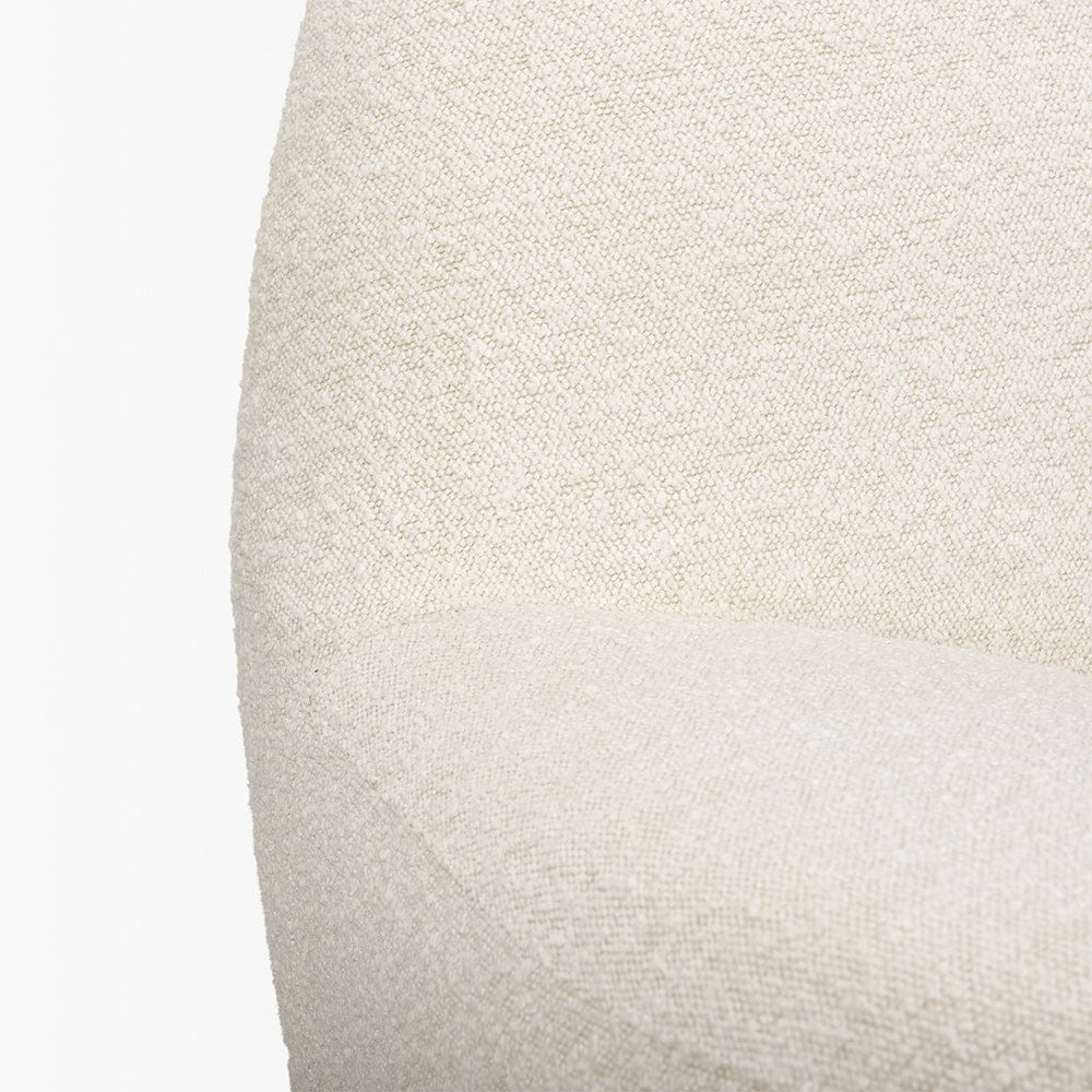 Mercana - Beverly Cream Boucle Accent Chair - 70375 view 7