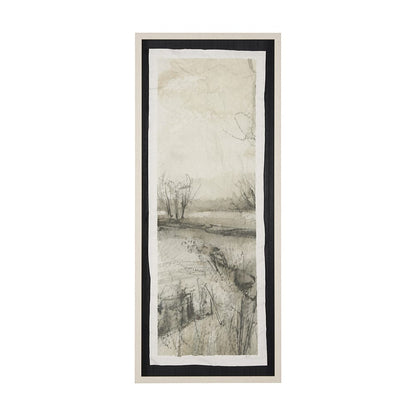 Mercana - Beyond the Rain I by Mercana Studio a Hand Embellished Framed Art Print Matted under Glass - 15499 view 1