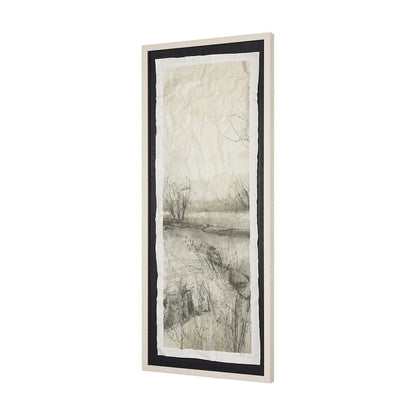 Mercana - Beyond the Rain I by Mercana Studio a Hand Embellished Framed Art Print Matted under Glass - 15499 view 2