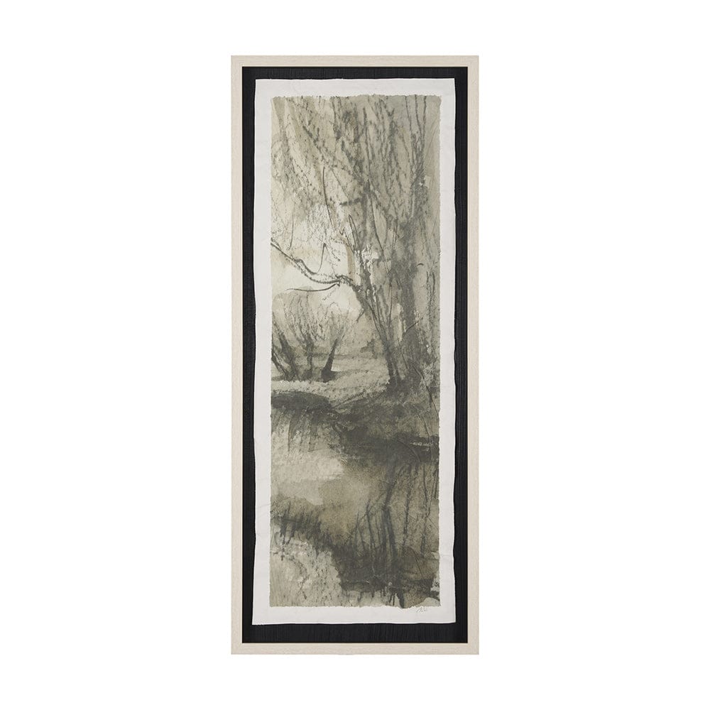 Mercana - Beyond the Rain II by Mercana Studio a Hand Embellished Framed Art Print Matted under Glass - 15500 view 1