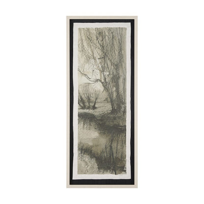 Mercana - Beyond the Rain II by Mercana Studio a Hand Embellished Framed Art Print Matted under Glass - 15500 view 1