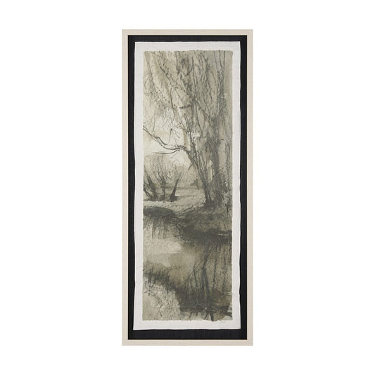 Mercana - Beyond the Rain II by Mercana Studio a Hand Embellished Framed Art Print Matted under Glass - 15500 view 1
