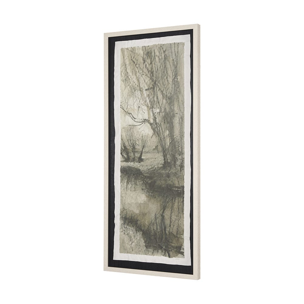 Mercana - Beyond the Rain II by Mercana Studio a Hand Embellished Framed Art Print Matted under Glass - 15500 view 2