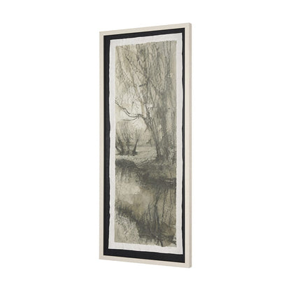 Mercana - Beyond the Rain II by Mercana Studio a Hand Embellished Framed Art Print Matted under Glass - 15500 view 2