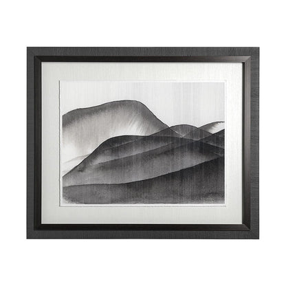 Mercana - Beyond the Rainy Hills I by Mercana Studio Hand Embellished Framed Art Print Matted under Glass - 13050 view 1