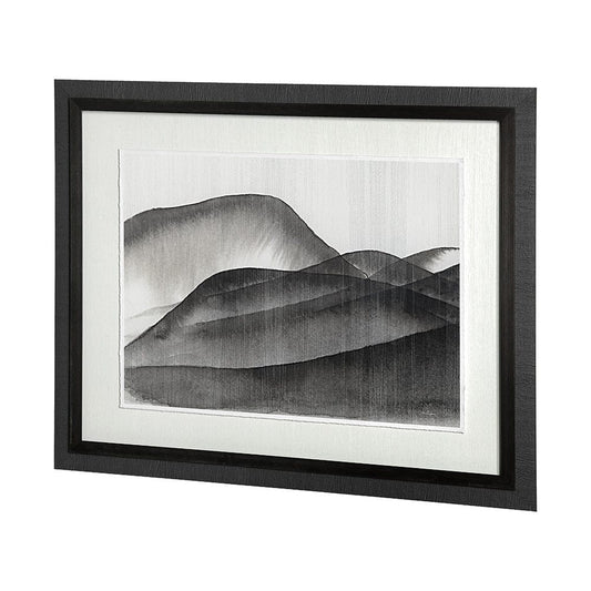 Mercana - Beyond the Rainy Hills I by Mercana Studio Hand Embellished Framed Art Print Matted under Glass - 13050 view 2