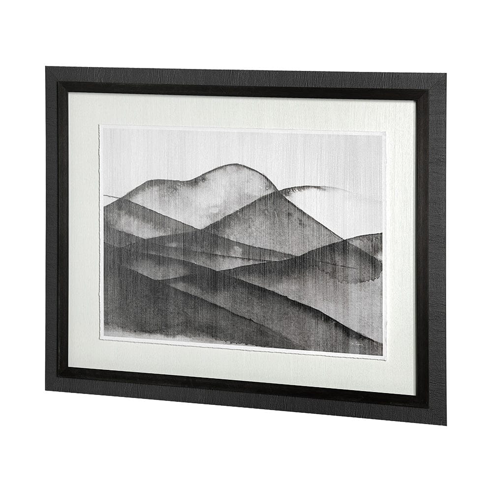 Mercana - Beyond the Rainy Hills II by Mercana Studio Hand Embellished Framed Art Print Matted under Glass - 13051 view 2