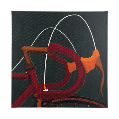 Mercana - Bike Handle Green by Alarm a Hand Embellished Textured Canvas - 102019-L view 1