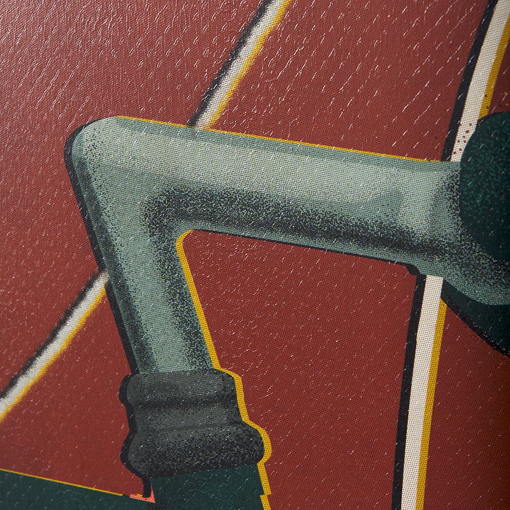 Mercana - Bike Handle Orange by Alarm a Hand Embellished Textured Canvas - 102022-L view 5