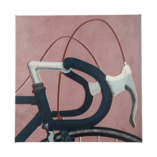 Mercana - Bike Handle Pink by Alarm a Hand Embellished Textured Canvas - 102020-L view 1