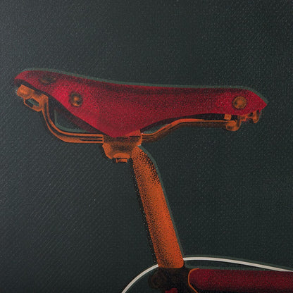 Mercana - Bike Saddle Green by Alarm a Hand Embellished Textured Canvas - 102023-L view 5