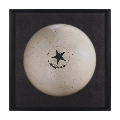 Mercana - Billiard II Cue Ball by Chris Dunker a Hand Embelished Textured Framed Art Decograph Print - 15296 view 1