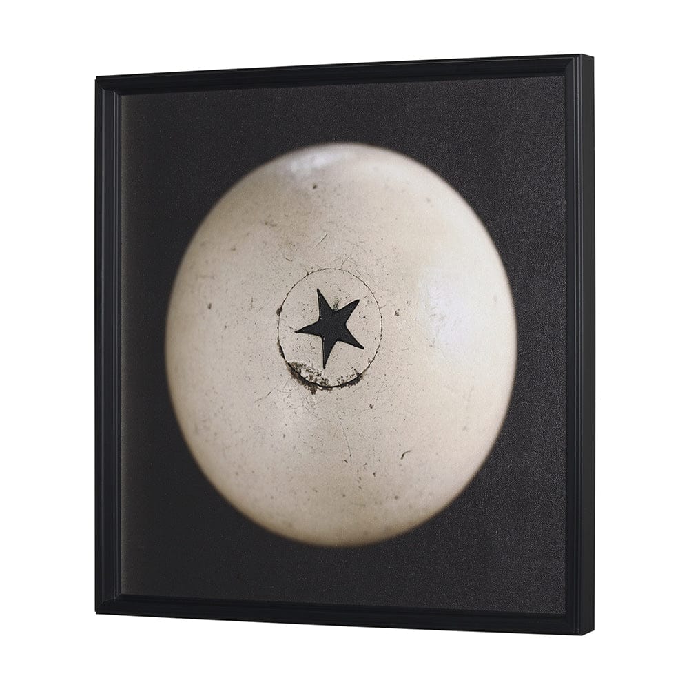 Mercana - Billiard II Cue Ball by Chris Dunker a Hand Embelished Textured Framed Art Decograph Print - 15296 view 2