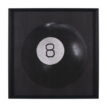 Mercana - Billiard V 8 Ball by Chris Dunker a Hand Embellished Framed Art Decograph Print - 15714 view 1