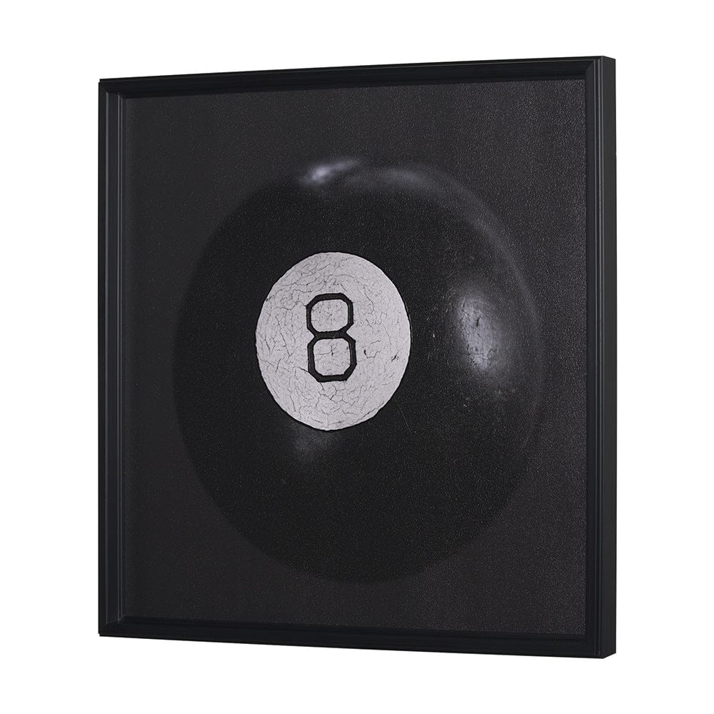 Mercana - Billiard V 8 Ball by Chris Dunker a Hand Embellished Framed Art Decograph Print - 15714 view 2