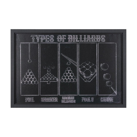 Mercana - Billiards by Mercana Studio a Hand Embelished Textured Framed Art Print - 15403 view 1